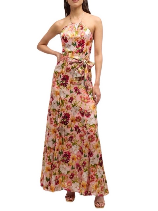 Alice + Olivia Dresses & Skirts - Alice + Olivia Dita Halter Silk Maxi Dress